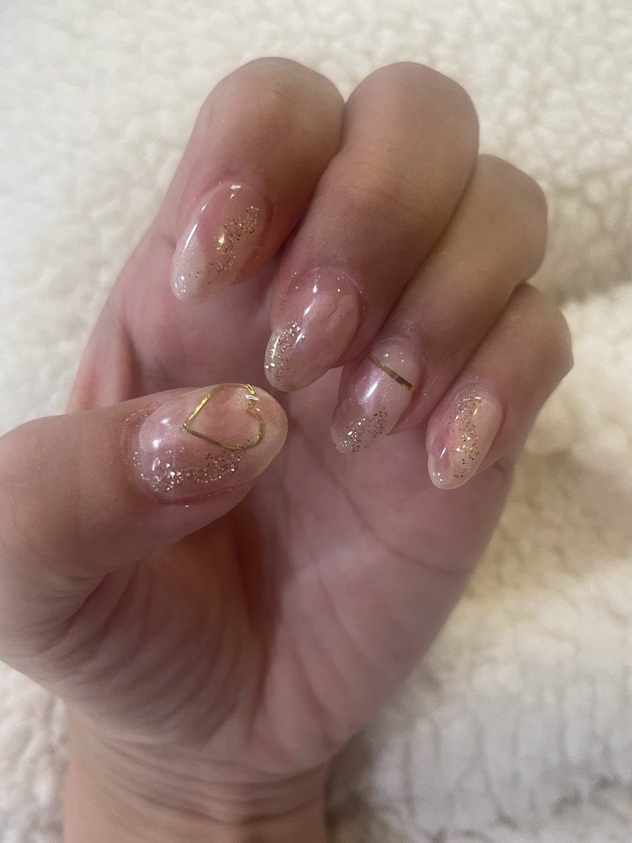 yu_k8181's tweet photo. 1月、2月のネイル💅👸🩷
#ニュアンスネイル https://t.co/zyVNDRvLYi