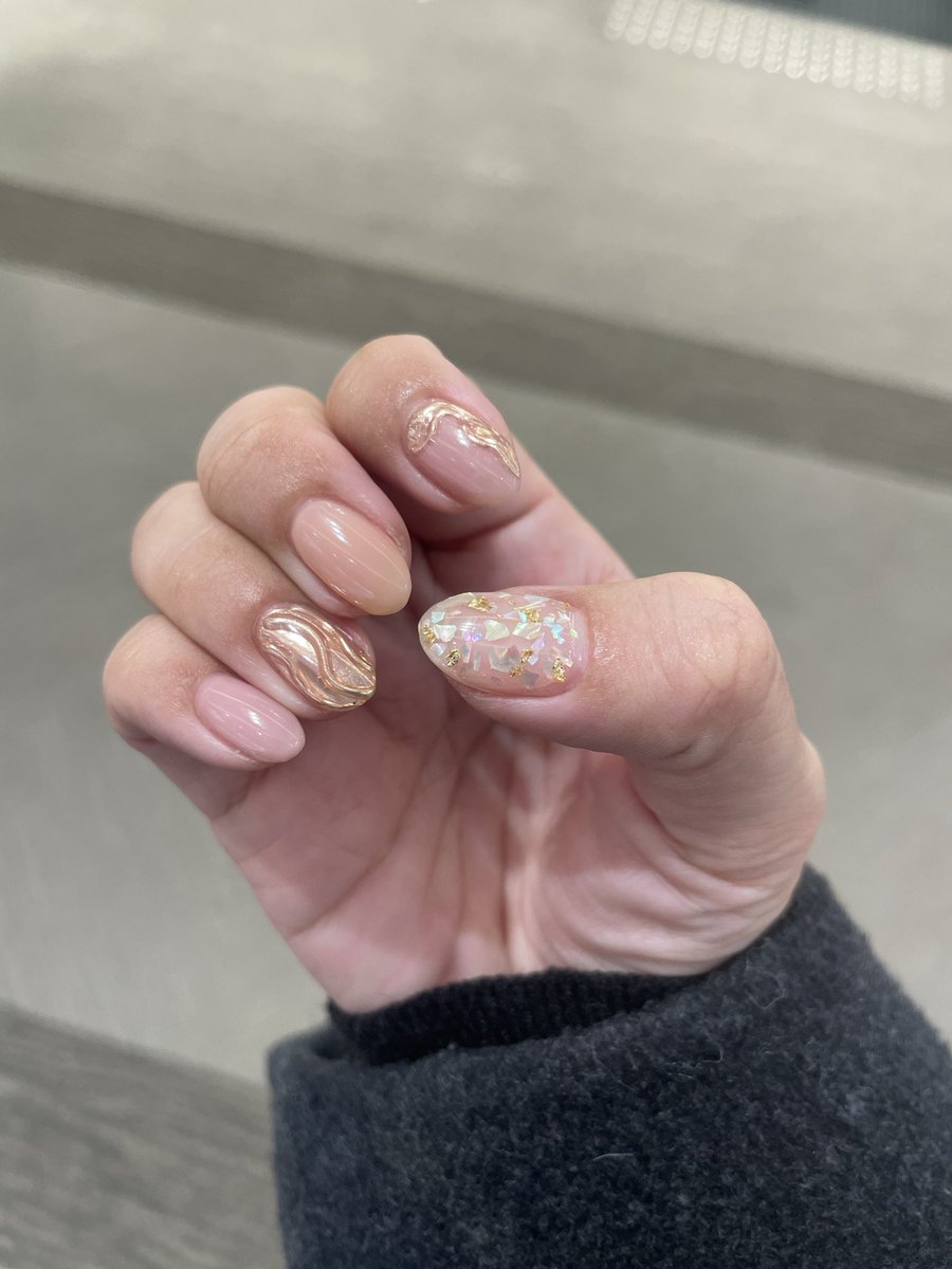 yu_k8181's tweet photo. 1月、2月のネイル💅👸🩷
#ニュアンスネイル https://t.co/zyVNDRvLYi