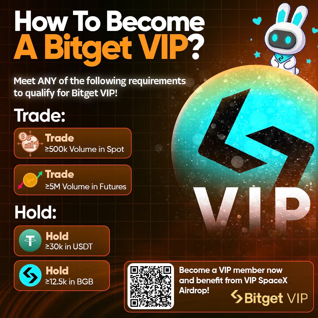 🚀 Big congrats to all Bitget VIPs!

Today (Apr 16), Airdrop Round 1 - VIP Gala is officially live 🔥
Which means: VIPs are already holding $preSPAX before the market even starts.

And here's the real kicker ...
Bitget VIPs can get at least 15x more allocation compared to regular