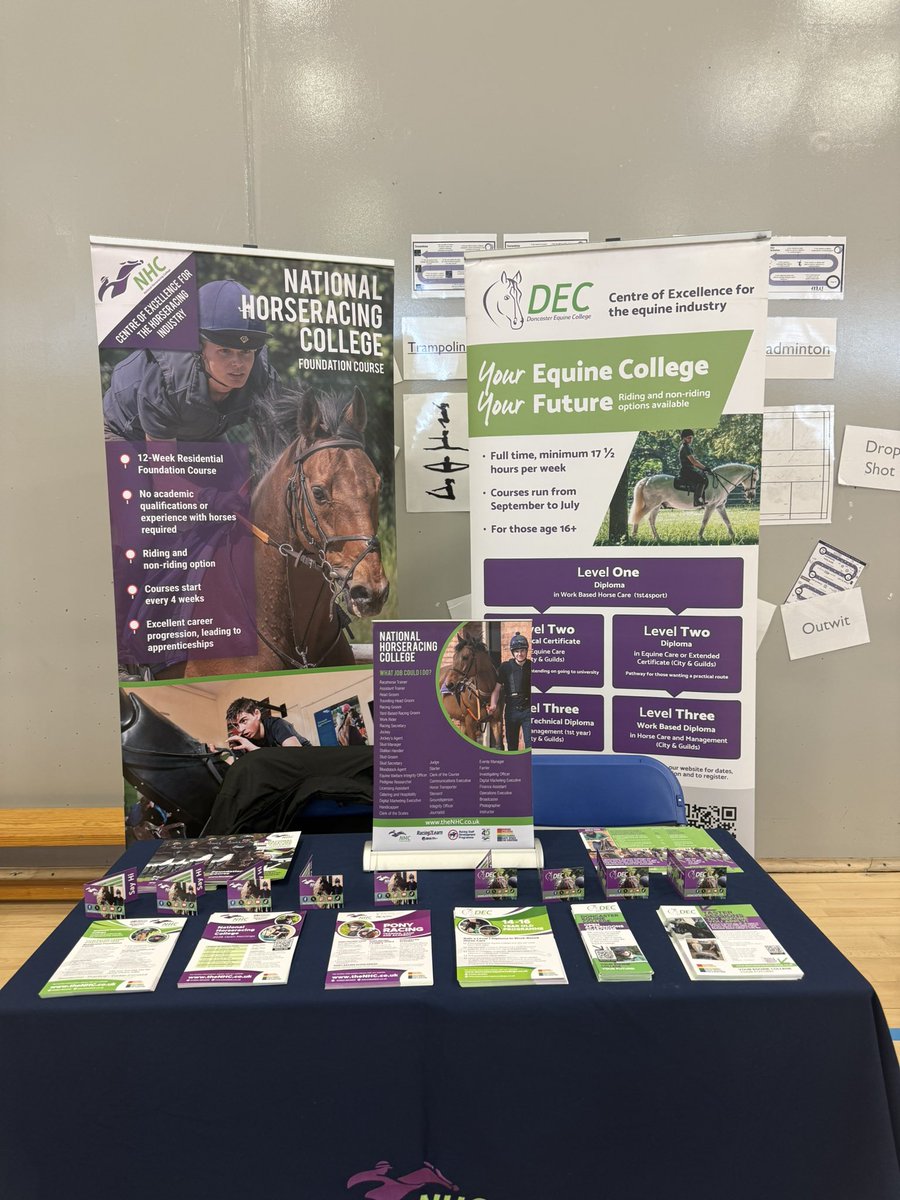 DECDoncaster's tweet image. Today we are at @OACarlton talking to students and teachers about what training we offer here at Doncaster Equine College🐴 

#horse #Training #CareerSuccess