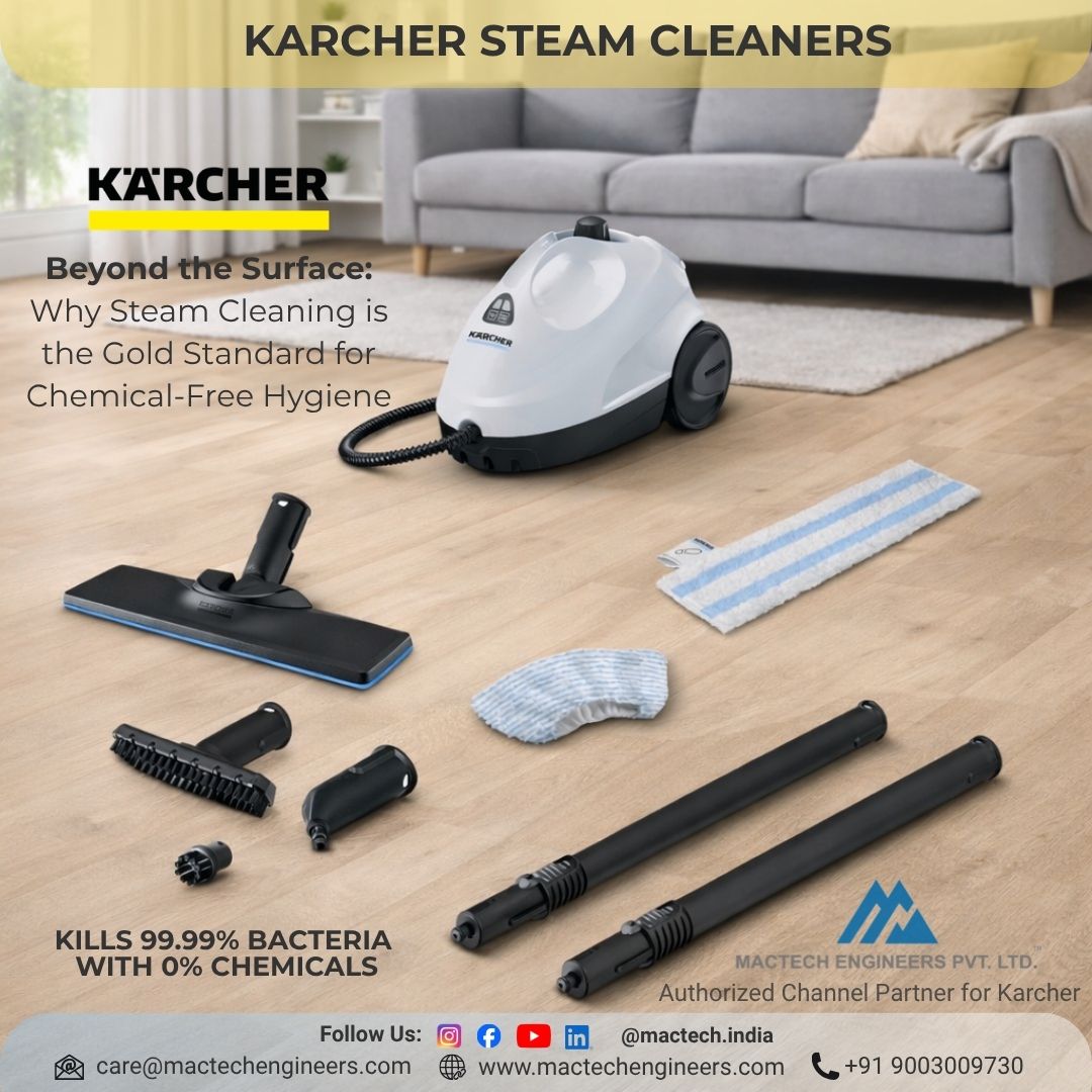 MactechIndia's tweet photo. ✨ The Future of Cleaning is Chemical-Free! ✨

Say goodbye to harsh chemicals and hello to steam-powered hygiene 🚀

✔ Kills 99.9% of germs
✔ No toxic residues
✔ Deep cleans every surface

#steamcleaning #ecofriendly #cleansmart #karcher #steamcleaners https://t.co/NQca4cXOXc