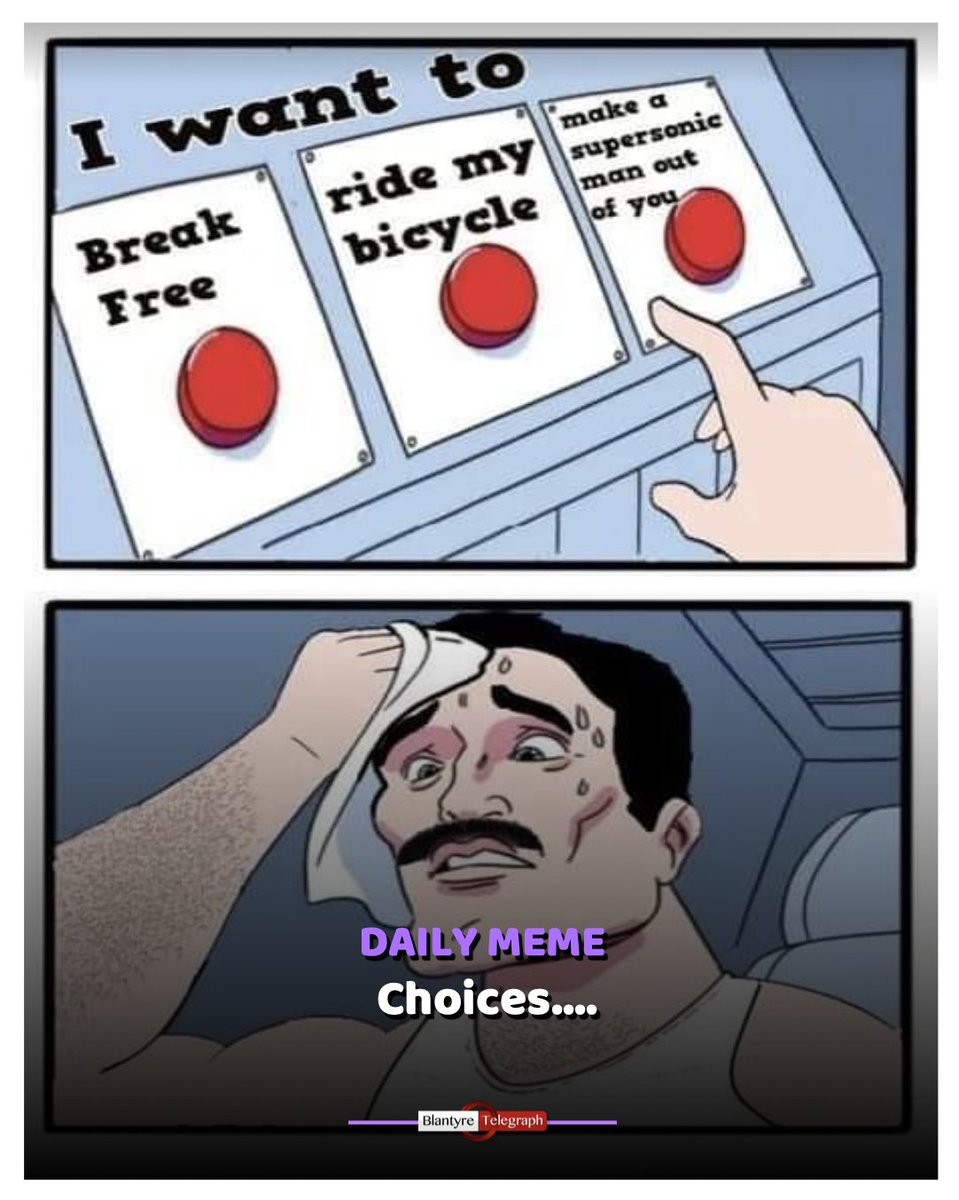 BlantyreTel's tweet image. MORNING MEME

Kicking off the day with a smile on Telegraph. 
#Humour #Laugh #Share.

🟢 Appreciate the effort going into this volunteer page? Support good causes by subscribing here facebook.com/blantyretelegr… 🟢