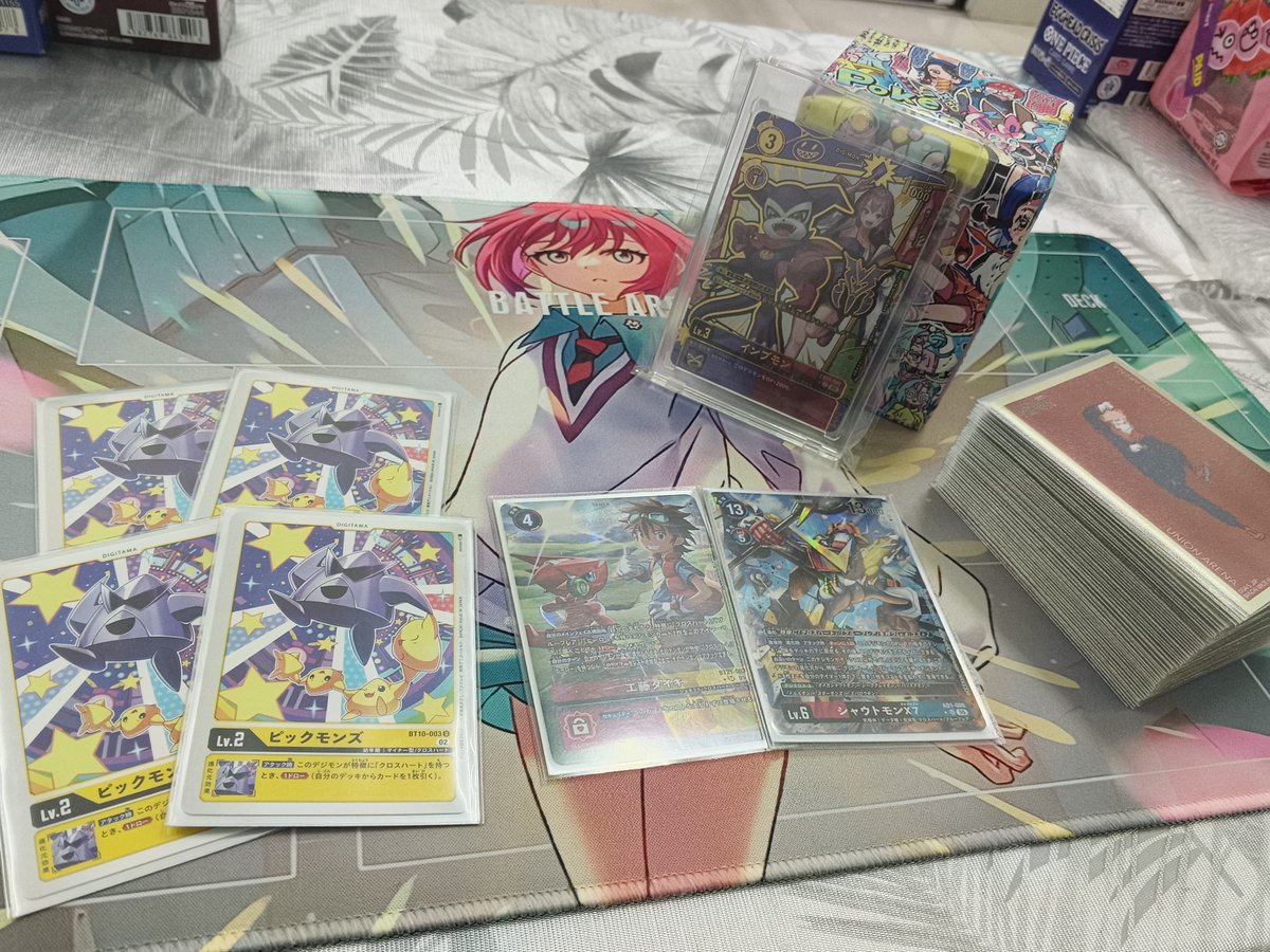 _SmolWhite's tweet photo. 15.04.26
🇧🇳 @GamersTavernBN Tamer Battle Event 
Deck: Xros Heart❤️
Rank: 6th/17 Tamers 

Anga⭕
Duke❌
Chaos⭕
Shinegrey❌ 

Could won against Shine, just don't want to takesy backsies effect but hey atleast won something in the end, got Imp SP😂

#デジカ #デジカ優勝レシピ https://t.co/dRn5NWPzHF