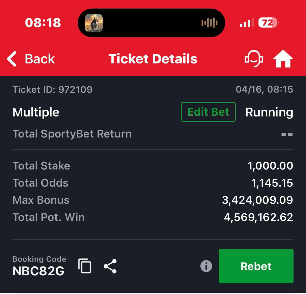 ✅ GRAND AUDIT HUNT😮‍💨

Over 1.5 Acca ✅🔥

1K Odds – NBC82G

50 Odds Edit: t.me/promisepunter

Play smart. Bet responsibly 🗣️🔞