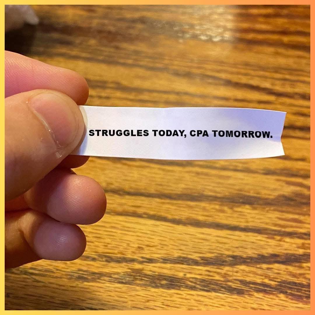JmanLopo's tweet photo. Every struggle is a step closer to the CPA title.
#CPAJourney
#CPAJourney #FutureCPA #StrugglesTodayCPATomorrow #AccountingLife #CPAExamPrep #KeepGoing https://t.co/KVrrG3R5EV