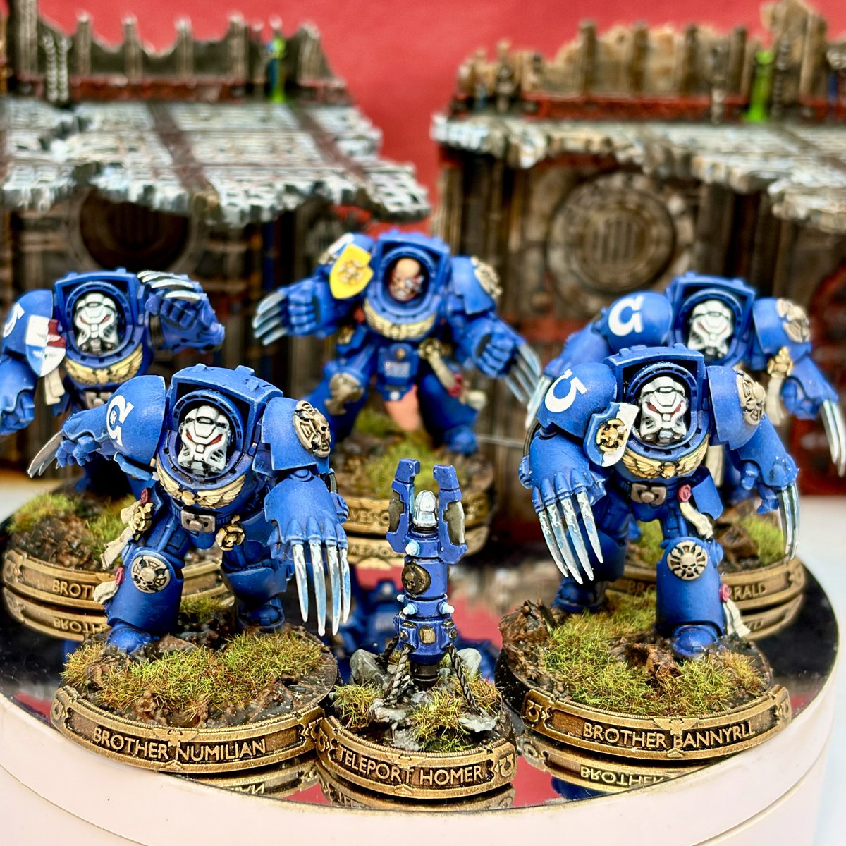 100tungamer's tweet photo. Space Marine Assault Terminators
#warhammercommunity #warhammer40k #spacemarines #AssaultTerminators #100tungamer #gamesworkshop #gamesworkshop40k #tabletop #minipainting #eobcomplete #slaythegrey https://t.co/xxx1Y6ifnE