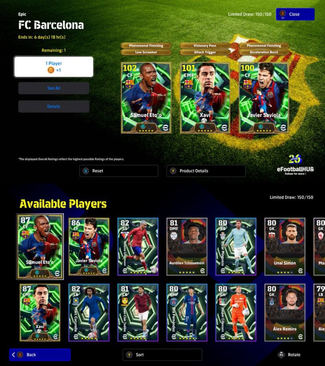 AlexEfb1's tweet photo. Samuel etoo is about to reclaim his throne as the best striker in efootball🔥 #efootball https://t.co/evnmeY54RV
