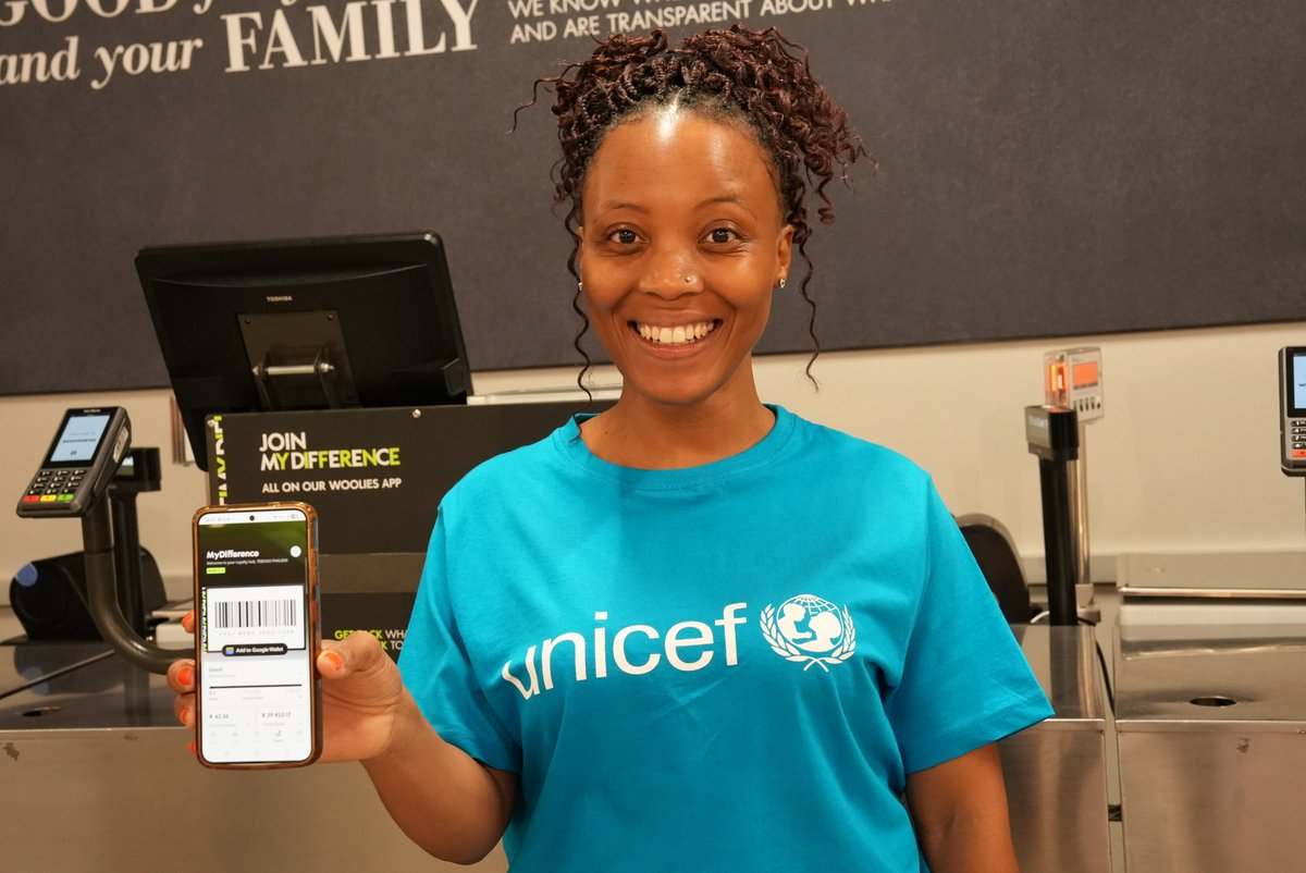 Did you know? 

Your Woolworths shopping can help make a difference in the lives of children.

How?

By adding UNICEF South Africa as a beneficiary on the "My Difference" loyalty programme, a contribution will be made at no extra cost to you.

Join us: linktr.ee/UNICEF_SouthAf…
