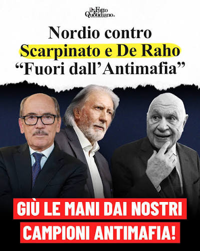 40acresandamu's tweet image. Mentre le infiltrazioni della mafia non si contano più, attaccano 2 paladini che hanno dedicato la loro vita alla lotta alle mafie.
Come possono essere dalla parte di De Raho e Scarpinato, se gliene arrestano uno al giorno?
#M5S #governodegliorrori #GovernodiIndagati
