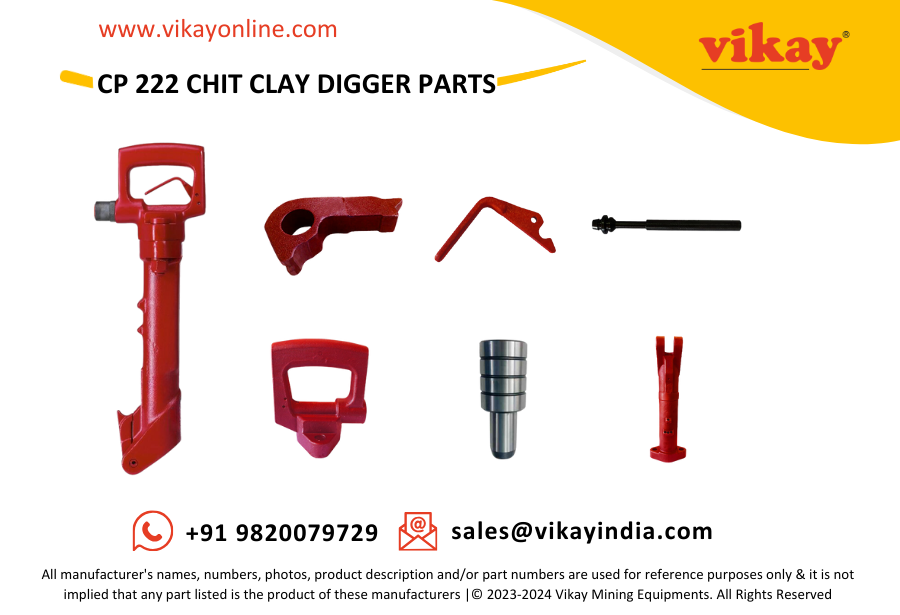 Vikay Mining Equipments is a worldwide distributor of OEM quality CP 222CHIT Chicago Pneumatic Clay Digger Parts suitable for CP 222 CHIT Clay Digger from India.

Vikay Mining Equipments
Product Link: vikayonline.com/product/cp-222…
Email: sales@vikayindia.com
WhatsApp: +91 98200 79729