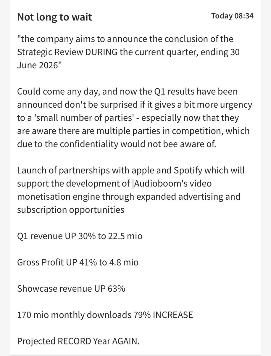 IAMAMAD77's tweet photo. #BOOM #AUDIOBOOM @Audioboom @stuartlast @DowgateWealth https://t.co/DBIyZeIM9r