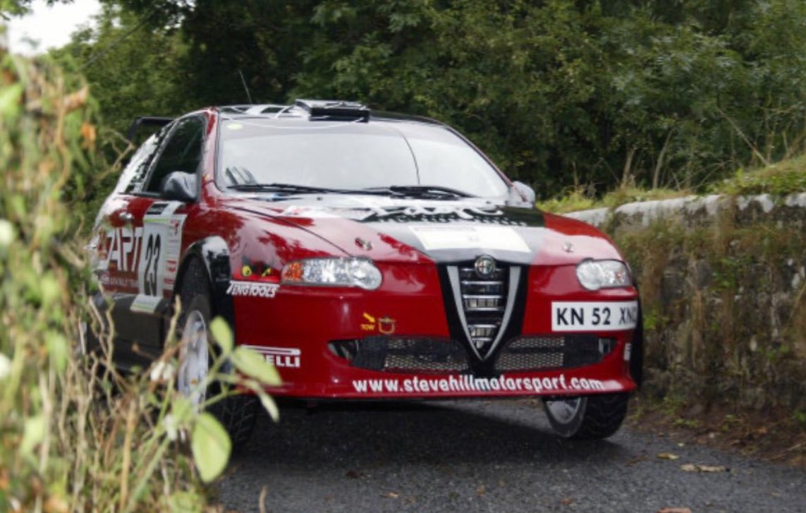 WRCPAST's tweet image. 2003 AnswerCall Direct Int. Ulster Rally

Car 23

Steve Hill and Joanne Lockwood in their Alfa Romeo 147 S1600.

The crew would finish the event 25th overall and 5th in class S1600.

📸 LAT 👏🏻👏🏻

@OfficialWRC @alfa_romeo @UlsterRally

#cars #alfa #italy
