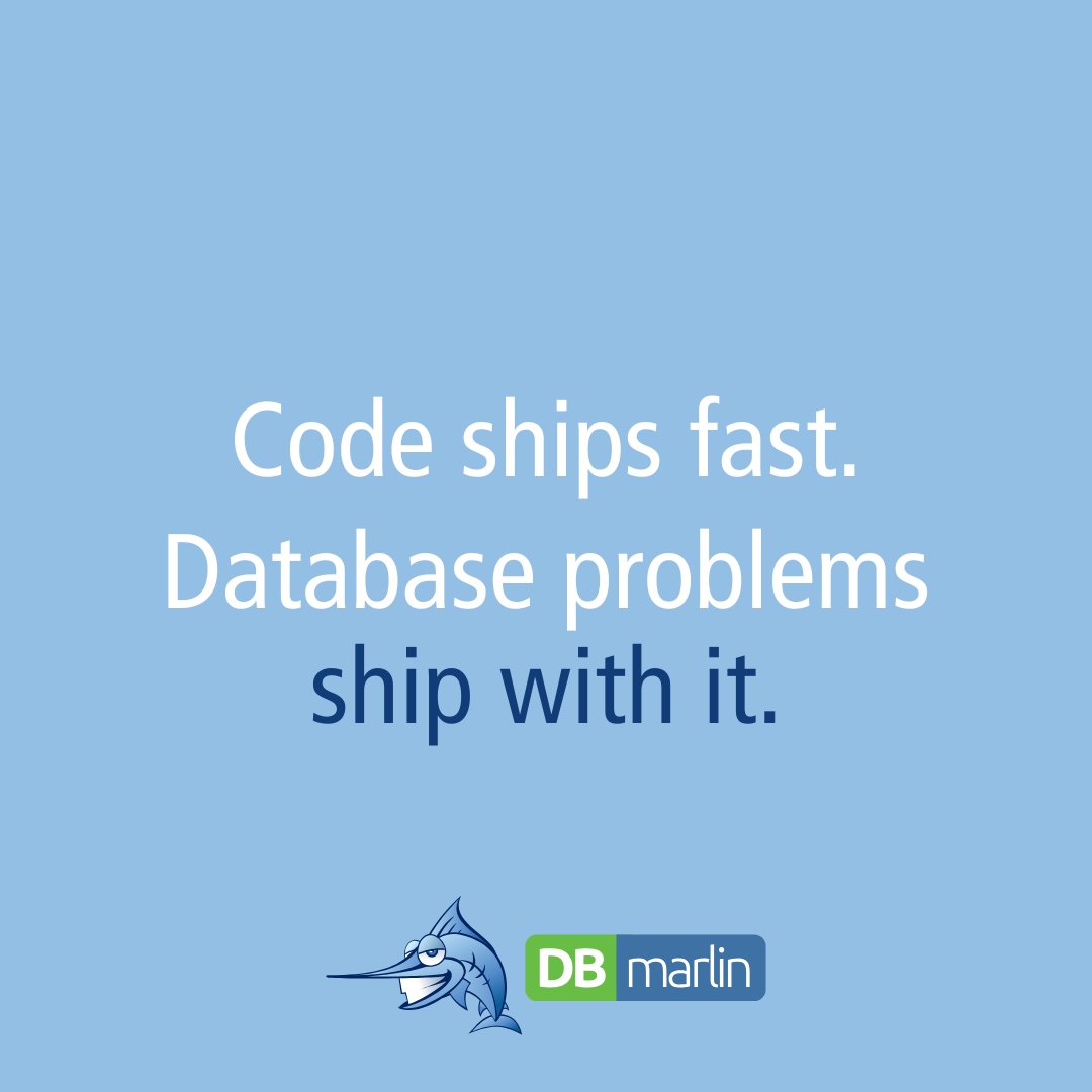 Spot database problems FAST 👀

#DBmarlin monitors database performance, tracks changes and helps your databases run fast.

Real-time insights, faster troubleshooting, and simplified database monitoring, all in one place.

Get started for FREE now: dbmarlin.com/download