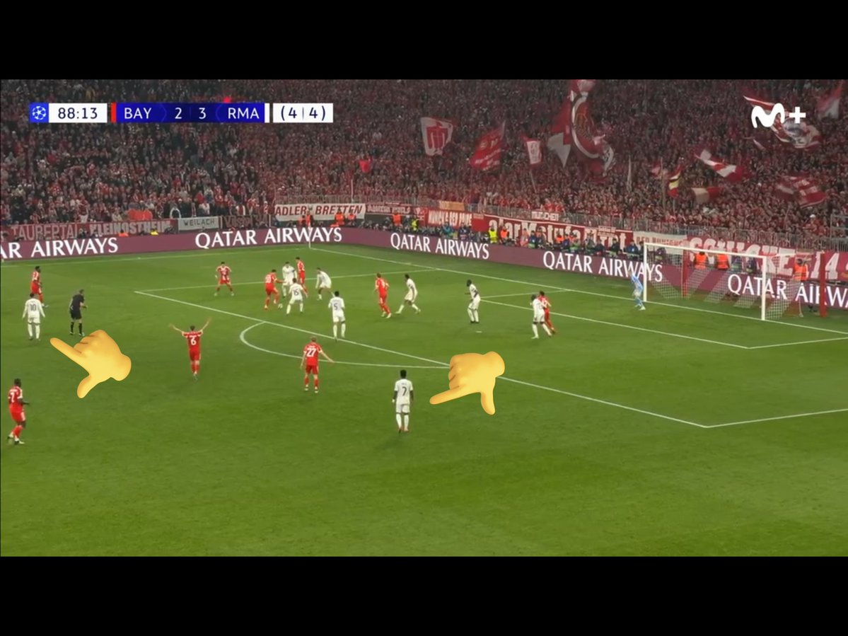 🤬Cómo coño puedes tener falta de compromiso defensivo:

●Estás en una temporada de mierda (la 2a)

●2-3 (vas a prórroga)

●Minuto 88'

●Estás con 10

●El jugador expulsado es un centrocampista

●El rival está en tu frontal de área

Lo de esta pareja es una pu7a vergüenza