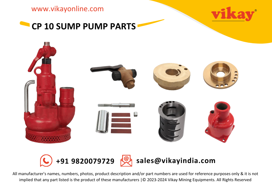Vikay Mining Equipments is a worldwide distributor of OEM quality Cp 10 Chicago Pneumatic Sump Pump Parts suitable for CP 0010 Sump Pump from India.

Vikay Mining Equipments
Product Link: vikayonline.com/product/cp-10-…
Email: sales@vikayindia.com
WhatsApp: +91 98200 79729
