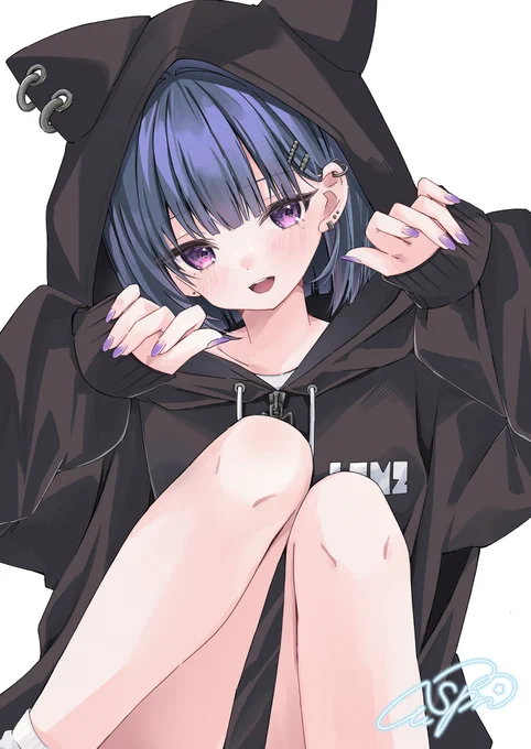 ねこ…? #泡色模様