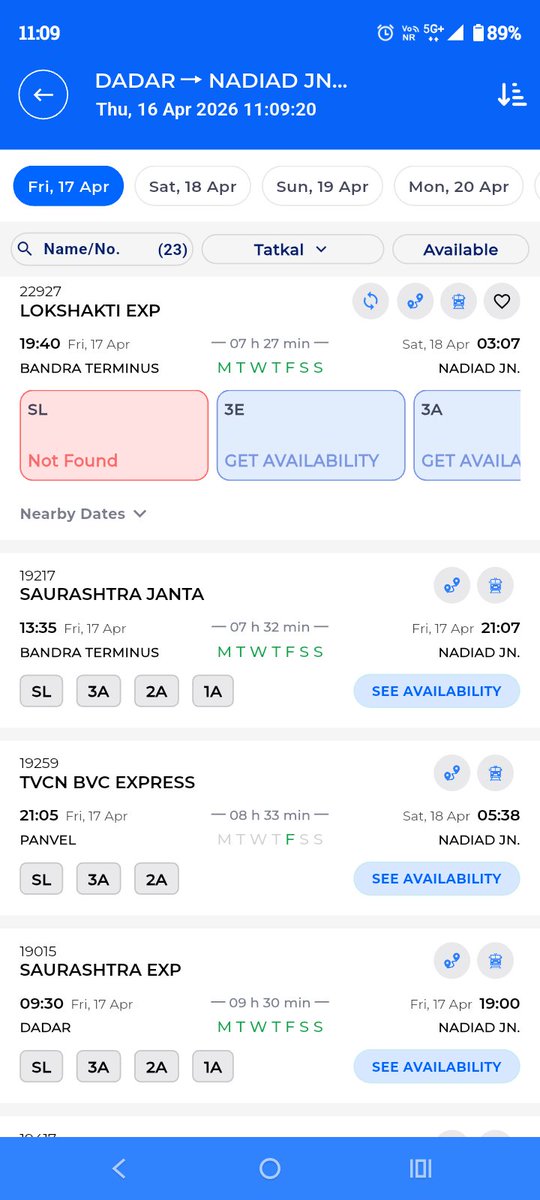 chandresh40's tweet photo. @AshwiniVaishnaw @WesternRly @drmmumbaicr How can common man book tatkal tickets if he wants to from your Rail One App. All tickets allotted to AGENTS. https://t.co/NAKlvslaSu
