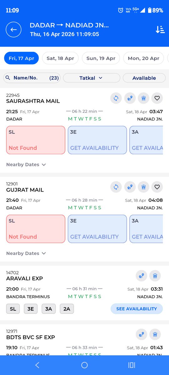 chandresh40's tweet photo. @AshwiniVaishnaw @WesternRly @drmmumbaicr How can common man book tatkal tickets if he wants to from your Rail One App. All tickets allotted to AGENTS. https://t.co/NAKlvslaSu