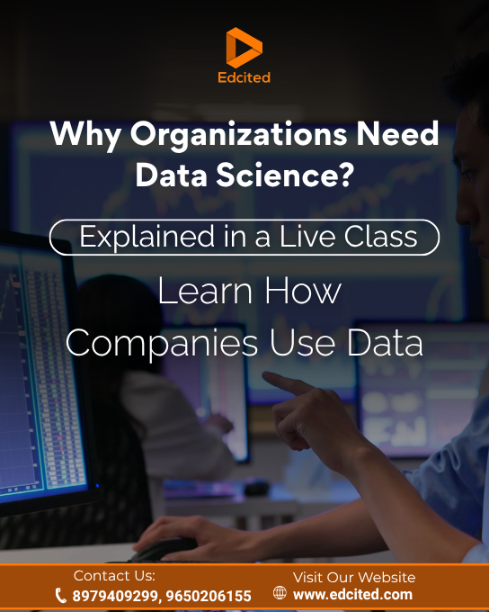 Edcited_'s tweet image. Ever wonder how big brands actually make decisions? It’s not magic—it’s Data Science. Join our live class to see how the pros do it. 🚀

Watch the full video here: 🔗 youtu.be/mvYxZI5JahQ?si…

#DataScience #CareerGoals #LearnData #Edcited #TechSkills