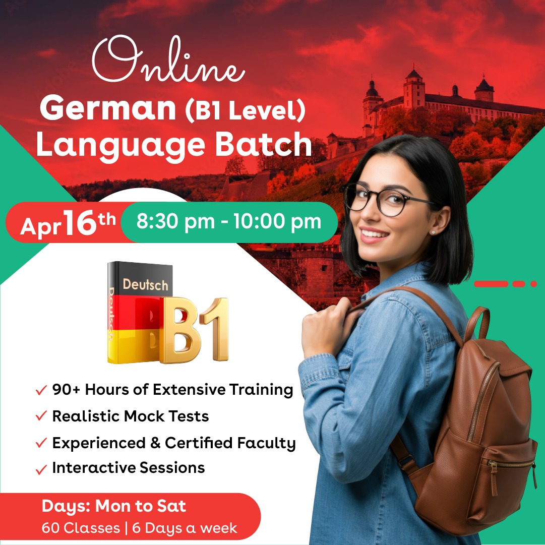 nainarhasna's tweet image. "Learn German with Orchid Education consultancy 

Attend our Free Demo Class on April 16th 2026 from 08:30 PM to 10:00 PM and experience our teaching style! 🕒️B1 level 

Call us to know more! 📞 8870000174 | 7548866715

#LearnGerman #OnlineClasses  #GermanLanguage