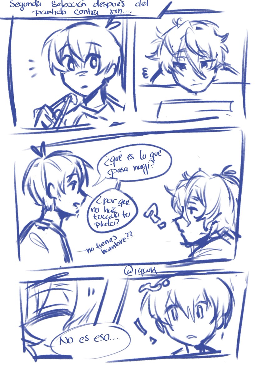 Han3_chi1's tweet photo. Mini comic del #ngis pq es uno de mis ships favoritos └( ﾟ∀ﾟ)┘
#nagisagi #fanartㅤ https://t.co/scrTEE8v7p