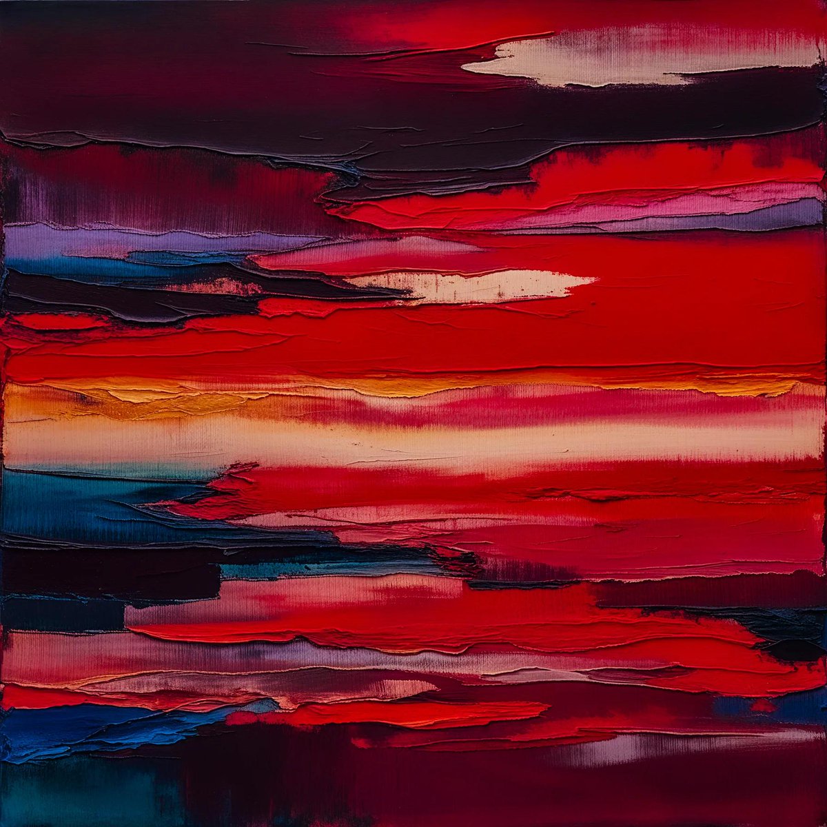 MagdalenaXart's tweet image. THE LANDSCAPE OF PASSION — where fire meets silence, desire stretches beyond the horizon, and every scar glows like sunset. ❤️🔥

Soon available
#NFTart #ContemporaryArt