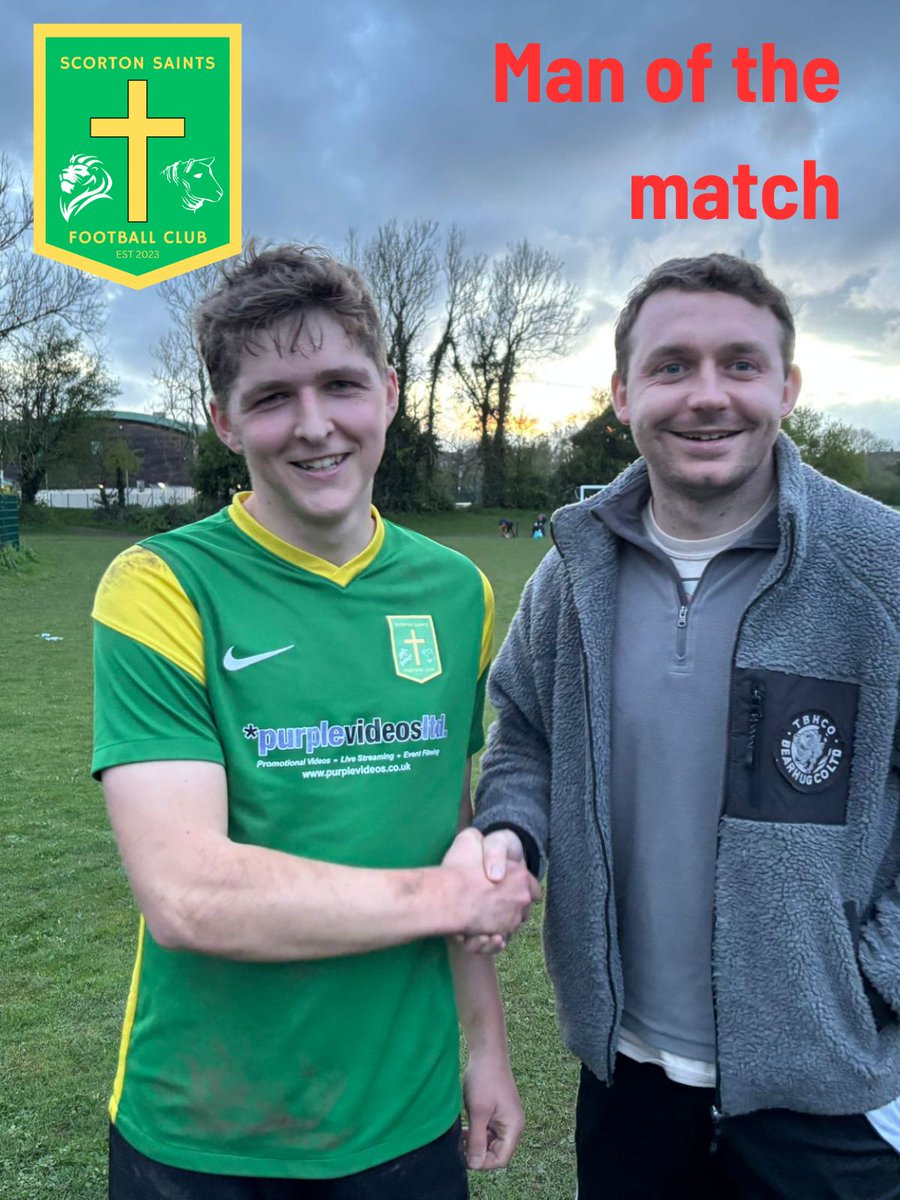 Scorton Saints FC tweet media