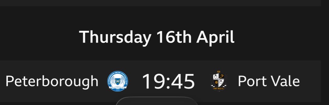 LeagueOne25's tweet image. It’s Match Day ⚽️

Here are the fixtures in #SkyBetLeagueOne for tonight 

Predictions are…

Peterborough United 3-0 Port Vale

How confident are you of your team getting 3 points?🤔

#pufc #utp #posh #pvfc