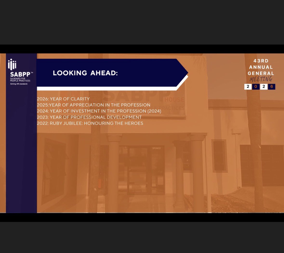 2026 is declared as a year of clarity by the <a href="/SABPP1/">SABPP</a> #sabppagm2026