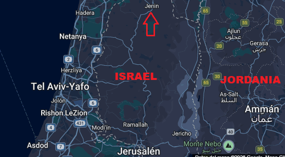 Defensa_Israel's tweet image. La Ciudad de Jenin, en Samaria (norte de Cisjordania) deja ver las huellas de la guerra que #Israel lleva a cabo en contra de la Yihad Islámica, la organización terrorista dominante en la zona. 
🇮🇱🔥🇵🇸
Jenin fue en buena parte destruida durante la Segunda Intifada en el 2002, que