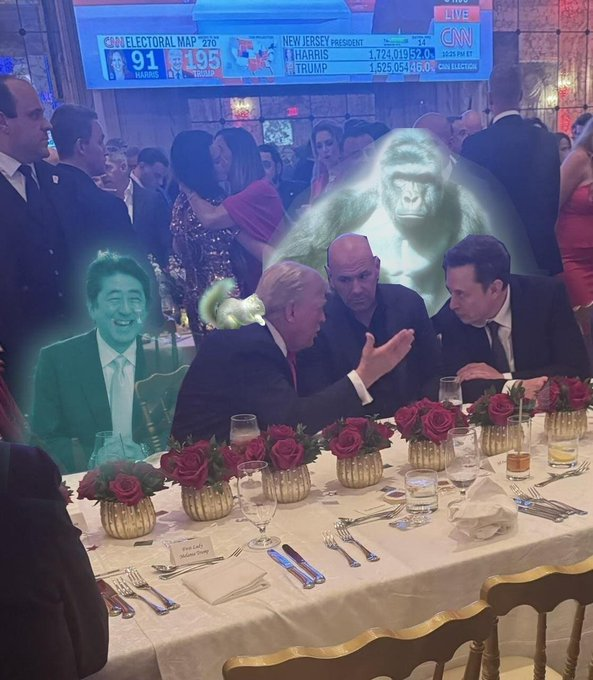 Harambever's tweet photo. Harambe. P-Nut. Shinzo.
We don’t forget. https://t.co/mUbrb1jlQc