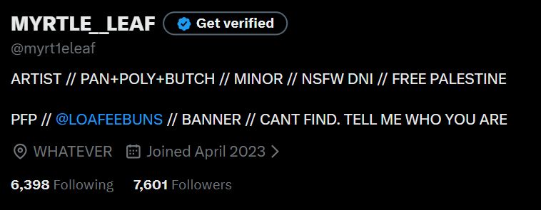 MYRTLE__LEAF tweet media