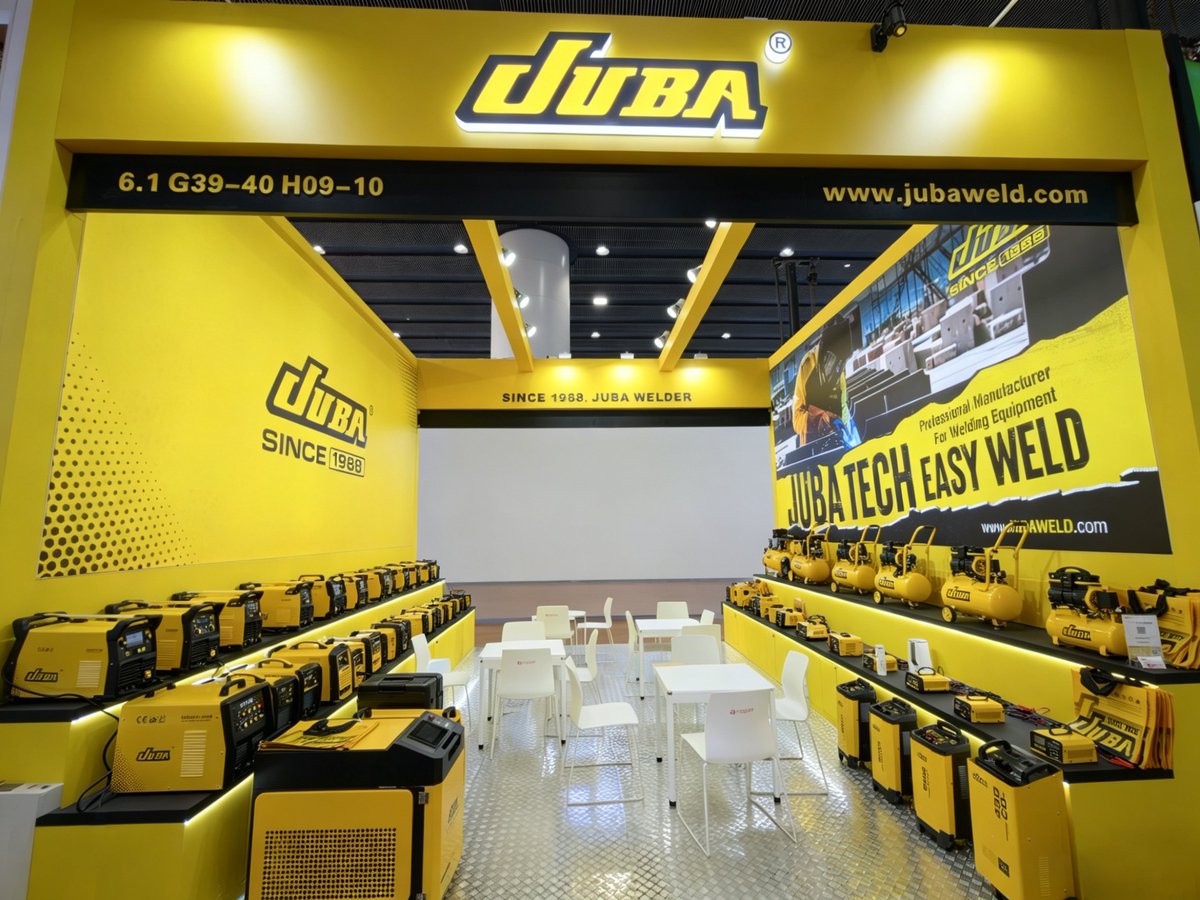 JUBAWELD1988's tweet image. The 139th Canton Fair NOW OPEN
Looking for premium Welders &amp;amp; Compressors? 🛠️
Drop by JUBA (Since 1988) to check our 2026 new arrivals! 👇
📍 Booth Area A: 6.1H09-10 / G39-40
📍 Booth Area B: 12.2B41-42
Coffee is ready! ☕️ 
#cantonfair #welding #hardware #worker #DIY