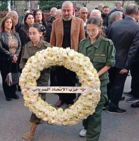 ittihadseryeni's tweet photo. وفاءً لدماء الشهداء…

بدعوة من إقليم زحلة في حزب الكتائب اللبنانية، شاركت منسقية زحلة في حزب الاتحاد السرياني في إحياء ذكرى شهداء زحلة، عبر وفد ترأسه منسق المنطقة الرفيق ربيع أزوكي.
الخبر الكامل
https://t.co/CDuiyEf4tz https://t.co/XFT5mvspIS