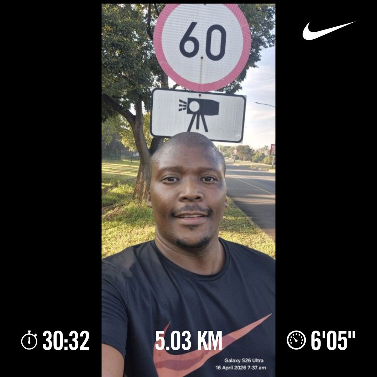 edward_jnr's tweet image. Broke my personal record 5 km in 30 minutes💪.

#KeepWalking #Endurance
#OwnRaceOwnPace #HealthyHabits #MentalHealthMatters
#RunningWithTumiSole
#IPaintedMyRun
#NikeRunClub
#FetchYourBody2026
#StayingHealthlyIn2026
#MeAgainstMe 
#TrustTheProcess 
#NeverGiveUp