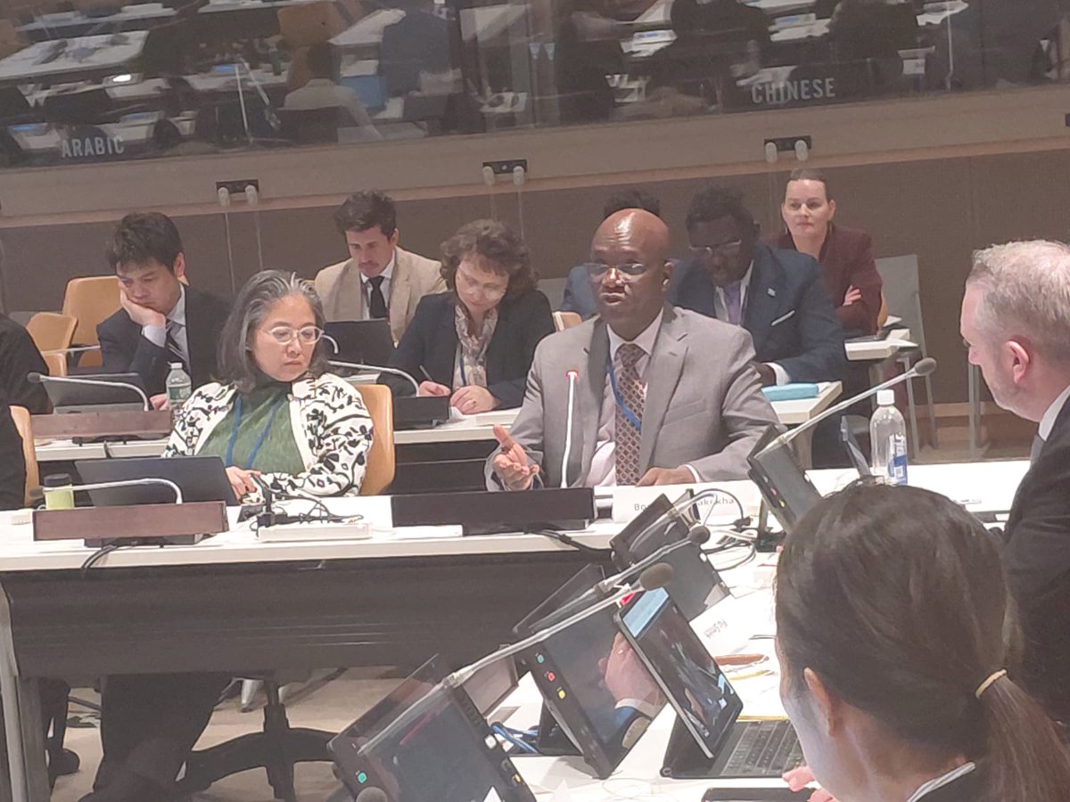 NCPD_Kenya's tweet image. At the ongoing #CPD-59 meeting in New York, Principal Secretary, State Department for Economic Planning, Dr. Bonface Makokha, @BonfaceBMakokha reaffirmed the Government’s commitment to evidence-based, inclusive development. While addressing a high-level side event on the hidden