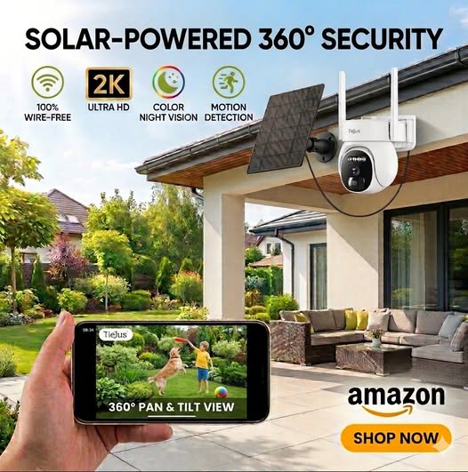 tiejuscamera's tweet photo. Meet the Dual-Band WiFi Solar Security Camera ☀📸
100% wireless, 360° view, and zero electricity bills. Your house is watching out for itself now. 🏠💪
Get yours here: https://t.co/v1HqWQBJ6x
#HomeSafety #SolarEnergy https://t.co/tAdCbcaRvP