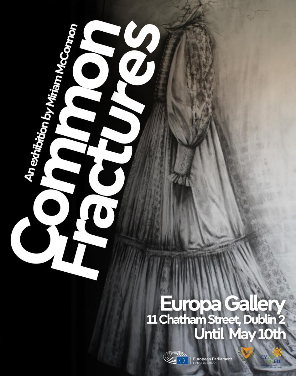 OC_Gallery's tweet photo. Reminder about Common Fractures, an exhibition by Miriam McConnon at the Europa Gallery, 11 Chatham Street, Dublin 2. Organised by Olivier Cornet.
https://t.co/zu6XNDPocu https://t.co/GTOzmWc6OK