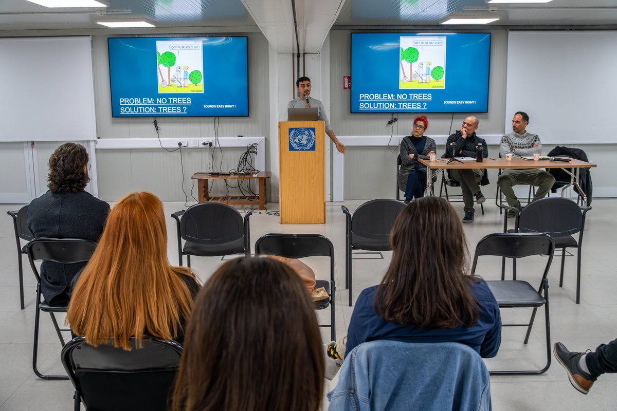 UN_CYPRUS's tweet photo. 🌱 Planting seeds of peace, one tree at a time. 🤝

What happens when a Turkish Cypriot and a Greek Cypriot put aside labels and plant a tree together? Trust grows naturally. 🌳

Meet the United Nations Youth Champions behind #ReLeaf, a youth-led environmental peacebuilding project combining wildfire prevention, reforestation, and community engagement. 🔥➡️🌿

They're proving that when young people from different backgrounds choose shared action over division they can build a greener, more united #Cyprus. 💚🕊️ #Youth4Peace #InvestInPeace #ClimateAction 

👉 Read their story: https://t.co/JDja1BS0M6