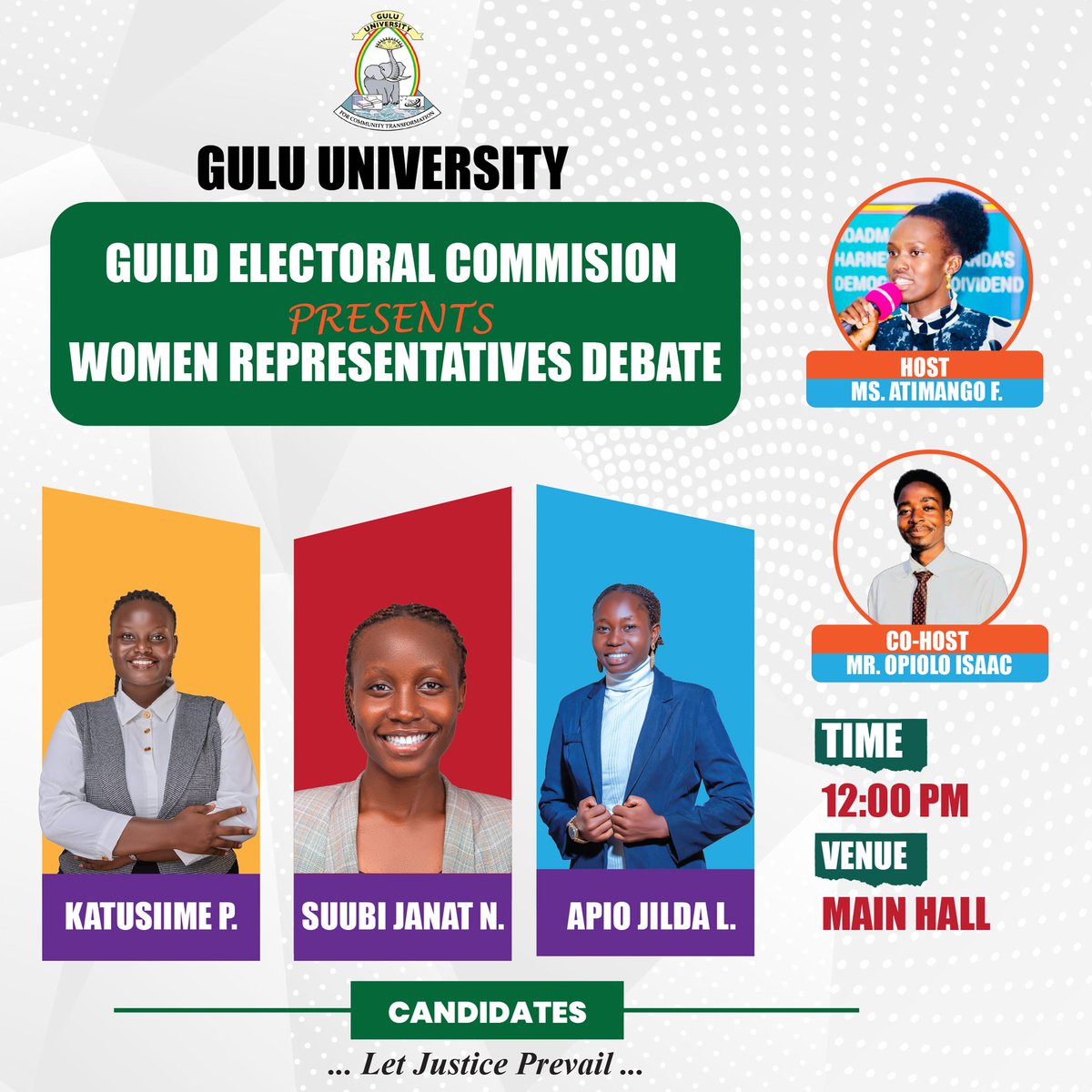 fortunate_mercy's tweet photo. Last year, the Guild Presidential debate became a turning point for one candidate making Him popular overnight, Today at noon , I will be hosting three Amazing young Ladies vying for the coveted Women Representative Position at Gulu University. Let's see what happens 💪💪💪 https://t.co/enUVMW3WIO