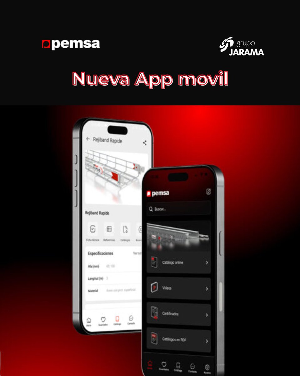 ⚡ <a href="/PemsaRejiband/">Pemsa</a> presenta la nueva versión de su app 📱

Más herramientas. Más agilidad. Más control en el día a día.

💬 ¿Ya la has probado o sigues trabajando con catálogo en mano?

#AppProfesional #Instaladores #MaterialEléctrico