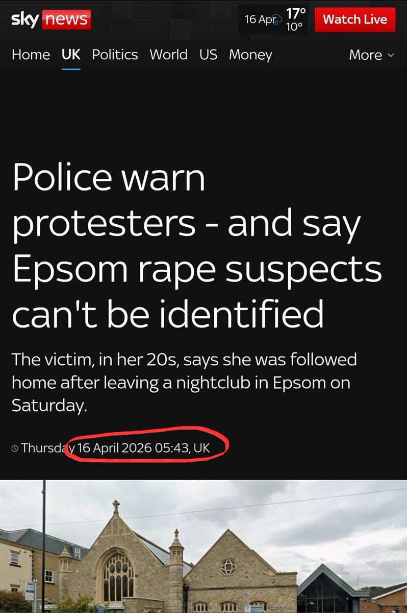 KaptainKronos's tweet photo. 16 April 2026 05.43
1 6 4 2 2 6 5 4 3
33
Psyop.
Immigration, two tier policing, right wing protests getting everybody angry and people fall for it every time.

https://t.co/X1ivw1lDz1 https://t.co/eZrpApGsqn