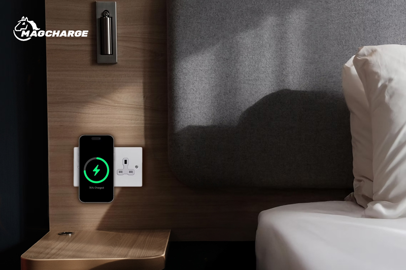 proelectrician's tweet image. CED Group introduces us to MagCharge – a brand new electrical outlet with integrated magnetic induction charging

Find out more here - bit.ly/4mBn2MK

#MagCharge #electricaloutlet #wirelesscharging #chargingpoint #CEDGroup