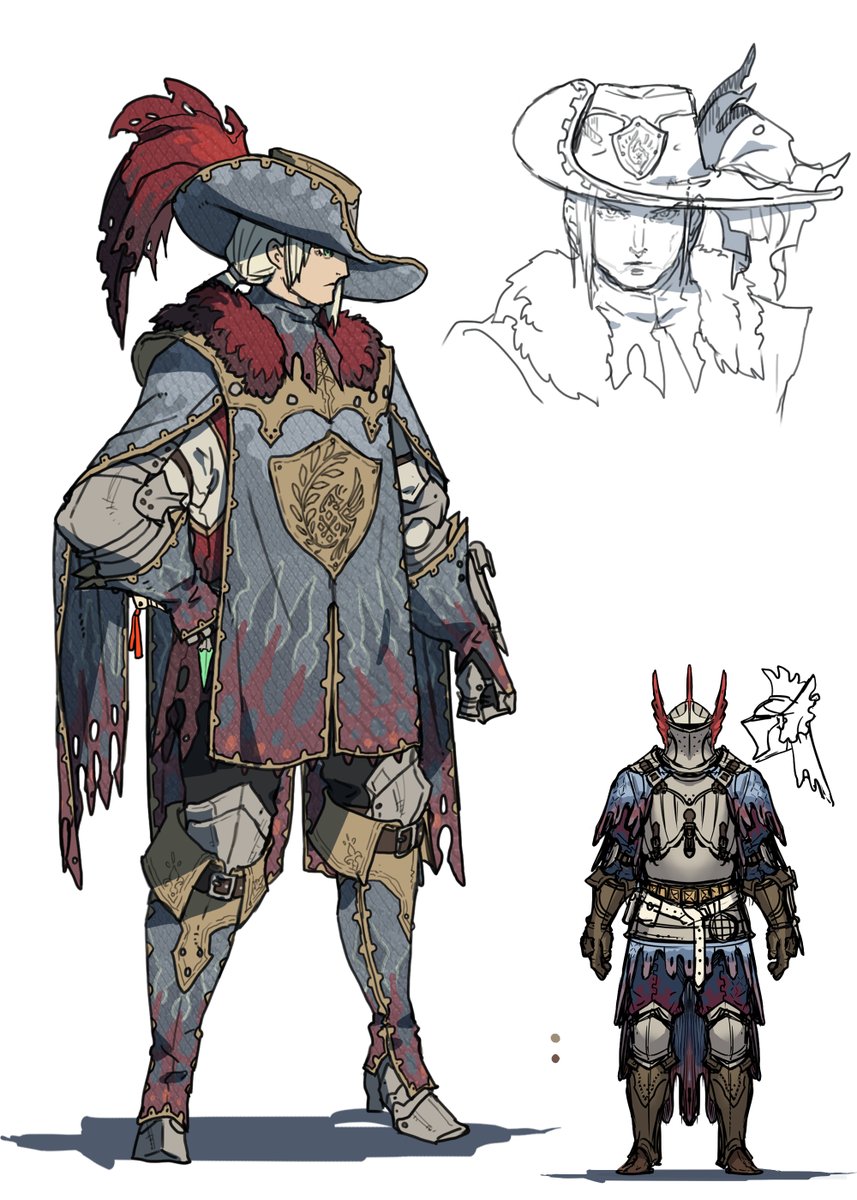 monsterhunter's tweet image. Be undefeated with the regal elegance of the Quematrice Armor Set in #MHWilds. A key in-game detail was ensuring the wearer's hair appears even while wearing the helm!