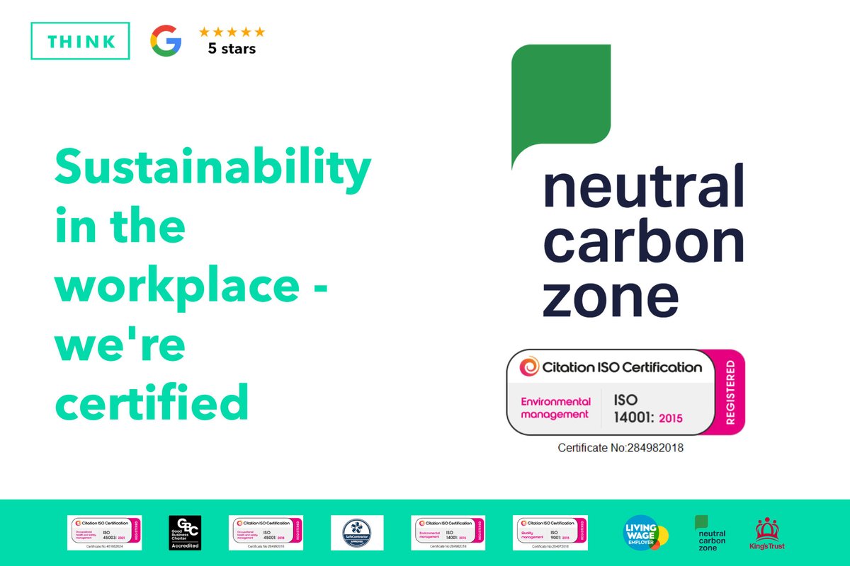 ThinkFMCleaning's tweet photo. Sustainability is the new standard for the modern workplace. We use sustainable practices and eco-friendly cleaning methods - Carbon Neutral &amp; ISO 14001 certified. 

See why this matters: https://t.co/5aVKrNK4oH

#commercialcleaning https://t.co/y16IENlP2f