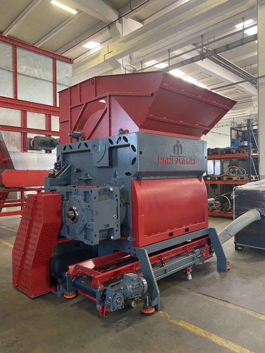 InanTech's tweet photo. İnan 1500 Serisi fabrikadan çıktı. 🏭

Ağır atık, büyük hacim, zorlu malzeme için tasarlandı. Tek şaftlı, güç odaklı, yerli üretim.

📩 info@inanplastics.com

🌐 https://t.co/uj08lnhkgD
#Shredder #GeriDönüşüm #İnanPlastik https://t.co/GgXVzdXcZm