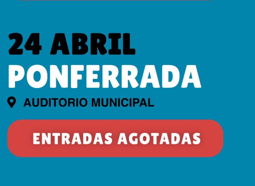 Busco 2 entradas para Fito y fitipaldis el 24 de abril en Ponferrada #fitoyfitipaldis #ponferrada