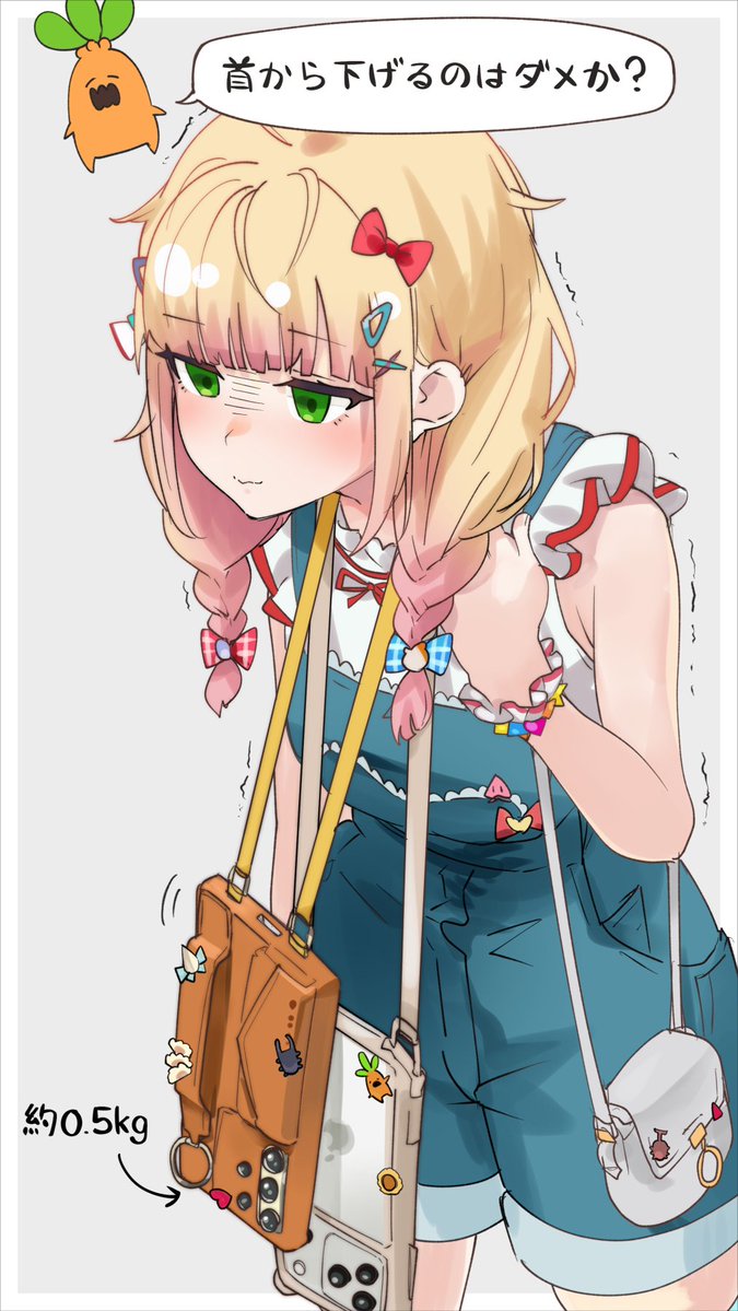 (雑談配信より)マイクロバッグにスマホが入らなくて困ってる女 #ねねアルバム 