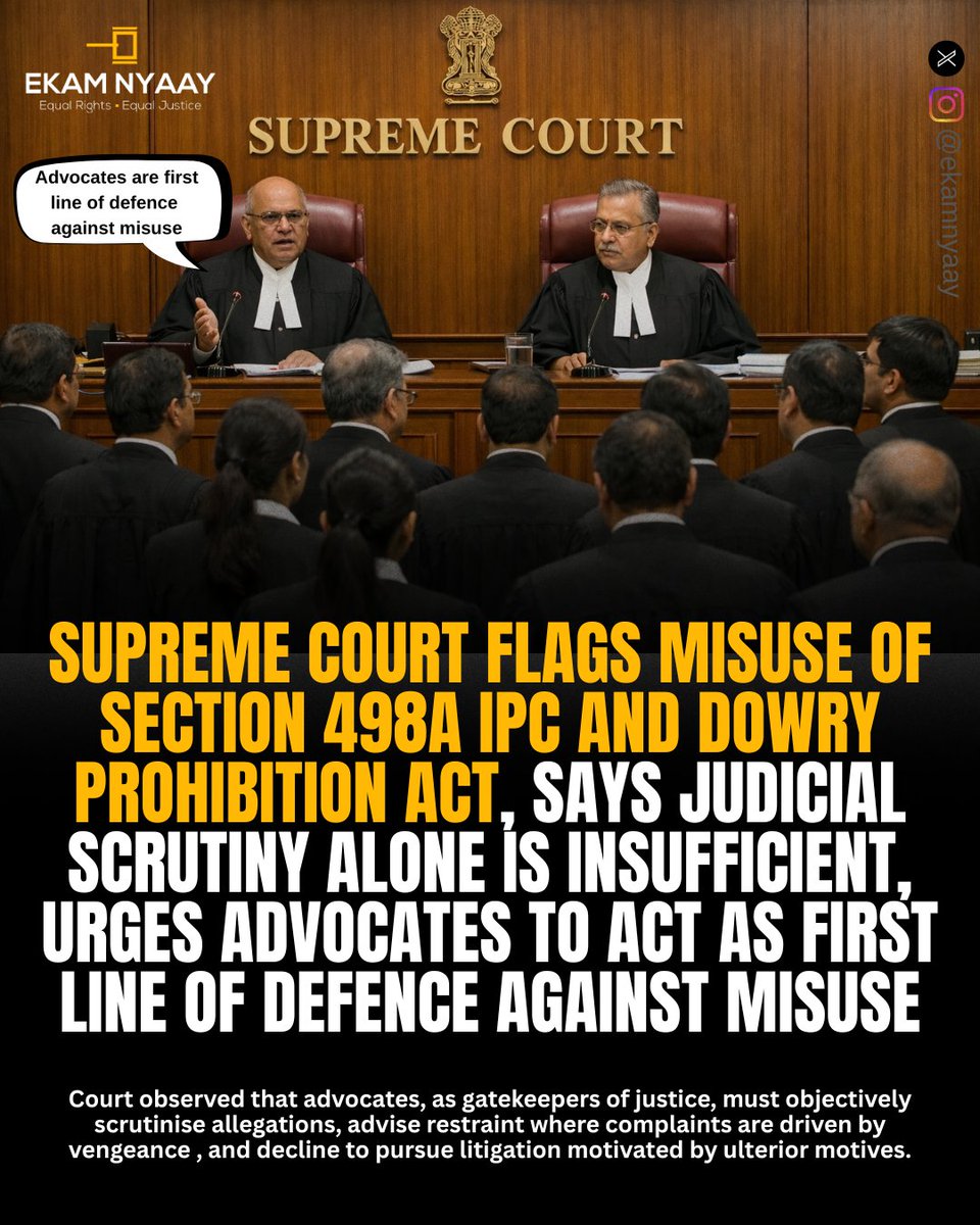 <a href="/AshwiniUpadhyay/">Ashwini Upadhyay</a> <a href="/PMOIndia/">PMO India</a> <a href="/HMOIndia/">गृहमंत्री कार्यालय, HMO India</a> <a href="/narendramodi/">Narendra Modi</a> <a href="/AmitShah/">Amit Shah</a> <a href="/indSupremeCourt/">Supreme Court of India</a> <a href="/MLJ_GoI/">Ministry of Law and Justice</a> <a href="/barcouncilindia/">Bar Council of India</a> <a href="/pib_law/">PIB Law and Justice</a> <a href="/PIB_India/">PIB India</a> <a href="/NALSALegalAid/">National Legal Services Authority (NALSA)</a> <a href="/arjunrammeghwal/">Arjun Ram Meghwal</a> <a href="/DrAshokKMittal/">Ashok Kumar Mittal</a> <a href="/NCMIndiaa/">NCMIndia Council For Men Affairs</a> <a href="/OfficeofARM/">Office of Arjun Ram Meghwal</a> <a href="/PTI_News/">Press Trust of India</a> <a href="/republic/">Republic</a> <a href="/News18India/">News18 India</a> <a href="/ZeeNews/">Zee News</a> <a href="/CNNnews18/">News18</a> <a href="/timesalgebraind/">Akash Anand</a> <a href="/TimesNow/">TIMES NOW</a> <a href="/timesofindia/">The Times Of India</a> <a href="/firstpost/">Firstpost</a> <a href="/ABPNews/">ABP News</a> <a href="/ANI/">ANI</a> <a href="/AsianetNewsML/">Asianet News</a> <a href="/aajtak/">AajTak</a> <a href="/MeghUpdates/">Megh Updates 🚨™</a> <a href="/AdvAshutoshBJP/">ADV. ASHUTOSH J. DUBEY 🇮🇳</a> <a href="/tathvamasi6/">Tathvam-asi</a> <a href="/FabulasGuy/">Lala</a> <a href="/BefittingFacts/">Facts</a> <a href="/RShivshankar/">Rahul Shivshankar</a> <a href="/Voiceofhindus/">Voice of Hindus</a> <a href="/UnSubtleDesi/">Nupur J Sharma</a> <a href="/rishibagree/">Rishi Bagree</a> <a href="/Vishnu_Jain1/">Vishnu Shankar Jain</a> <a href="/Shubhamshuklamp/">Shubham Shukla</a> <a href="/Sanjay_Dixit/">Sanjay Dixit ಸಂಜಯ್ ದೀಕ್ಷಿತ್ संजय दीक्षित</a> <a href="/AbhijitChavda/">Abhijit Chavda</a> <a href="/theprayagtiwari/">Prayag</a> <a href="/_BhaskarJadhav/">Bhaskar Jadhav</a> <a href="/vinod_bansal/">विनोद बंसल Vinod Bansal বিনোদ বনসল వినోద్ బన్సాల్</a> <a href="/Abhinav_Pan/">Abhinav Pandey</a> All Men asking #lawmakers <a href="/MLJ_GoI/">Ministry of Law and Justice</a> <a href="/pib_law/">PIB Law and Justice</a> <a href="/narendramodi/">Narendra Modi</a> for Reforms/amendments on #Judiciarylaws for #Falsecases #Genderbiased #DV Laws in #Matrimonial #Divorce cases.#Wife #Lawyers All misusing laws.#Divorce cases on rise with #FalseCases for #Money #Alimony.<a href="/san_x_m/">Sann</a> <a href="/SamSiff/">The Forgotten ‘Man’ 👨‍⚖️</a>