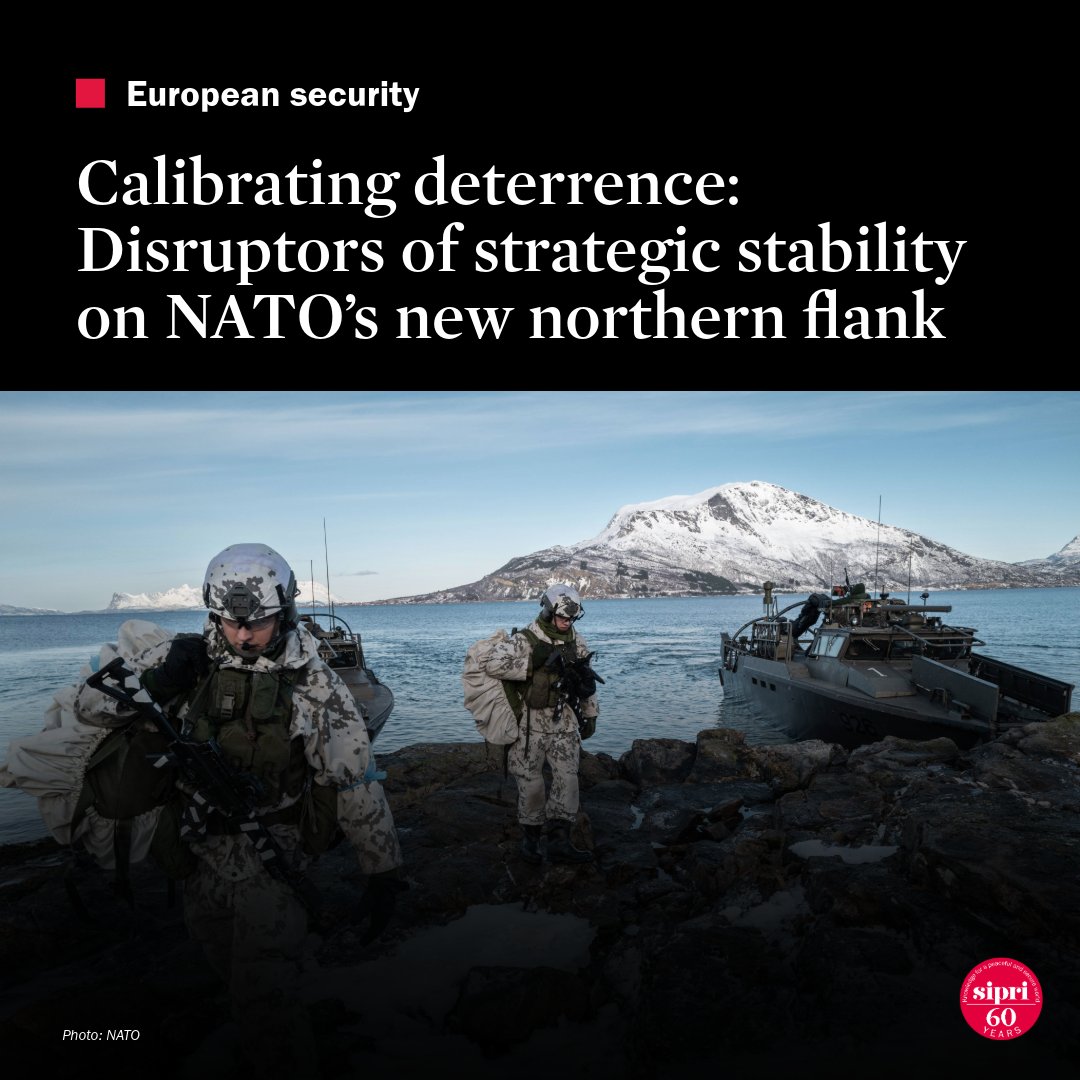 SIPRIorg's tweet image. This SIPRI report by Dr Barbara Kunz and Aino Esser discusses two major categories of potential disruptors at play in the #HighNorth and the #Arctic: military capabilities and military activity.

Read the full report ➡️ doi.org/10.55163/AZHZ1…